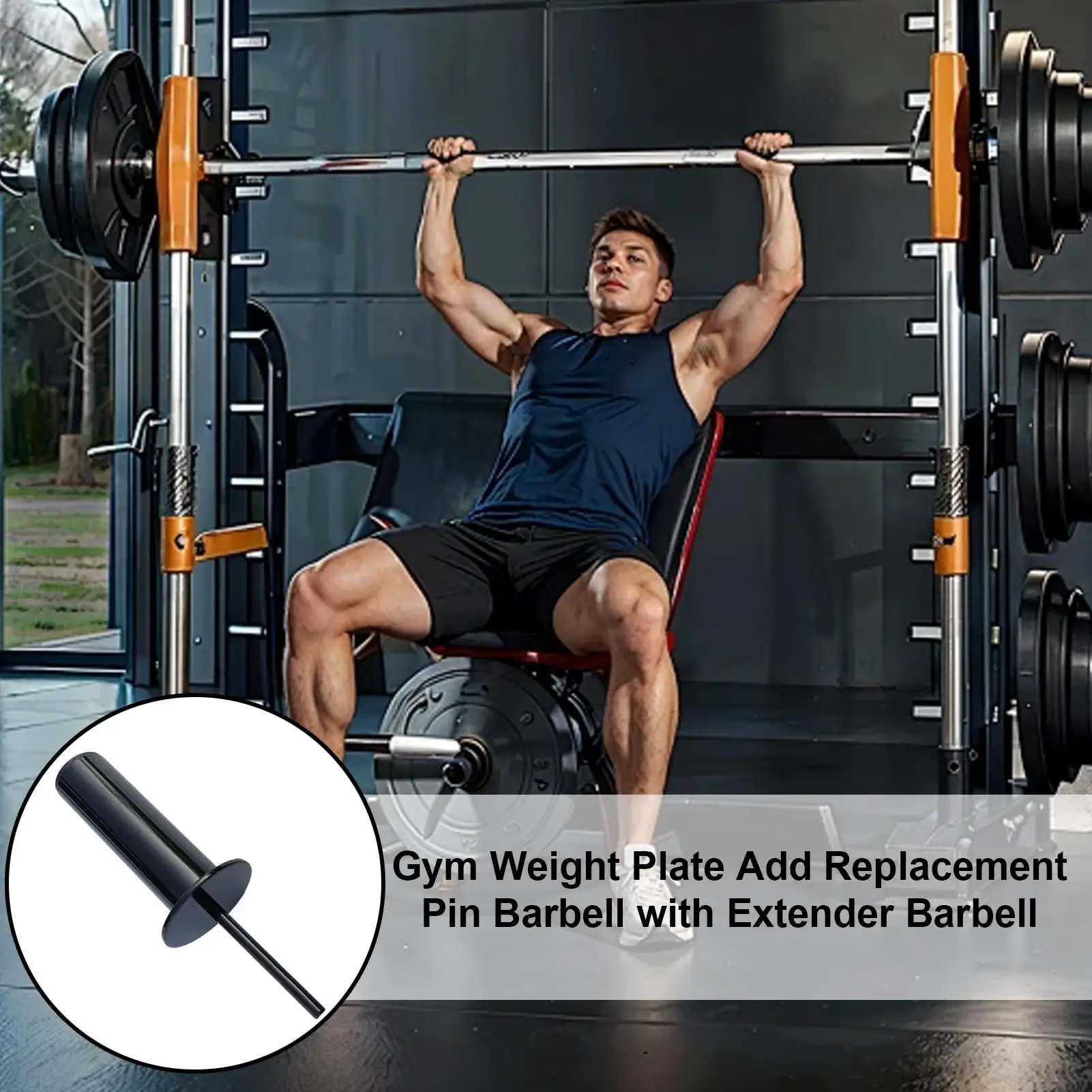 

Itness Тренажерный зал Весовой стек дополняет сменный штифт Штанга Весовая пластина Загрузочный штифт Силовые тренировки Оборудование для тренажерного зала ﻿