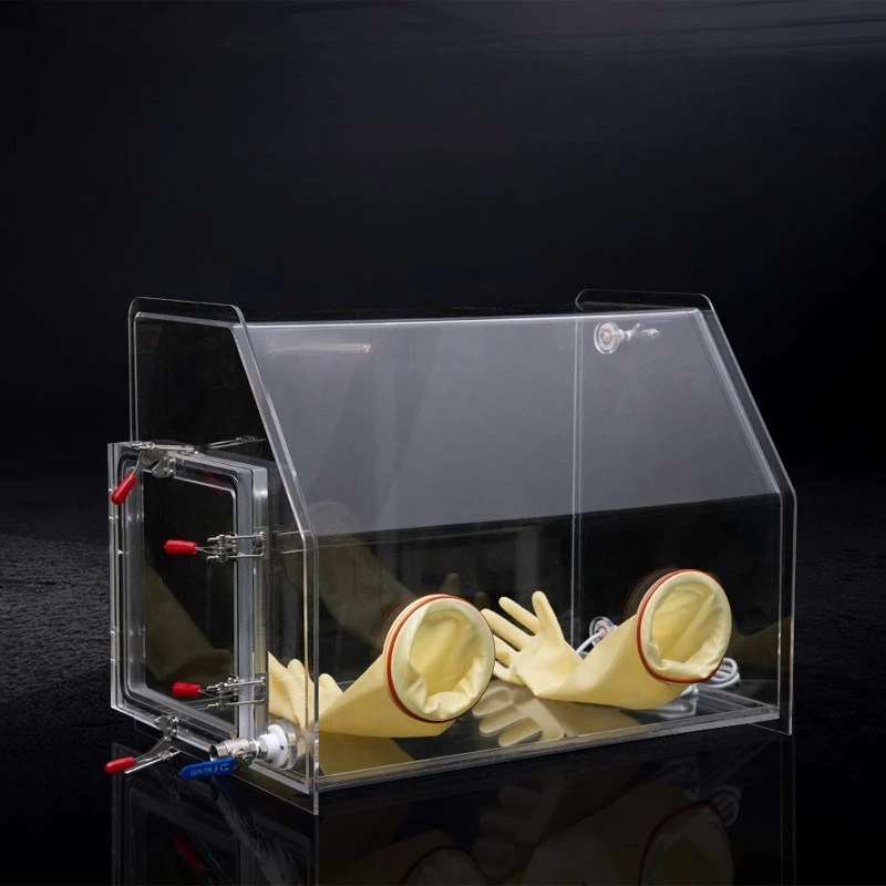 Vacuum glove box Laboratory anaerobic box Simple sealed test box Transparent plexiglass drying oven