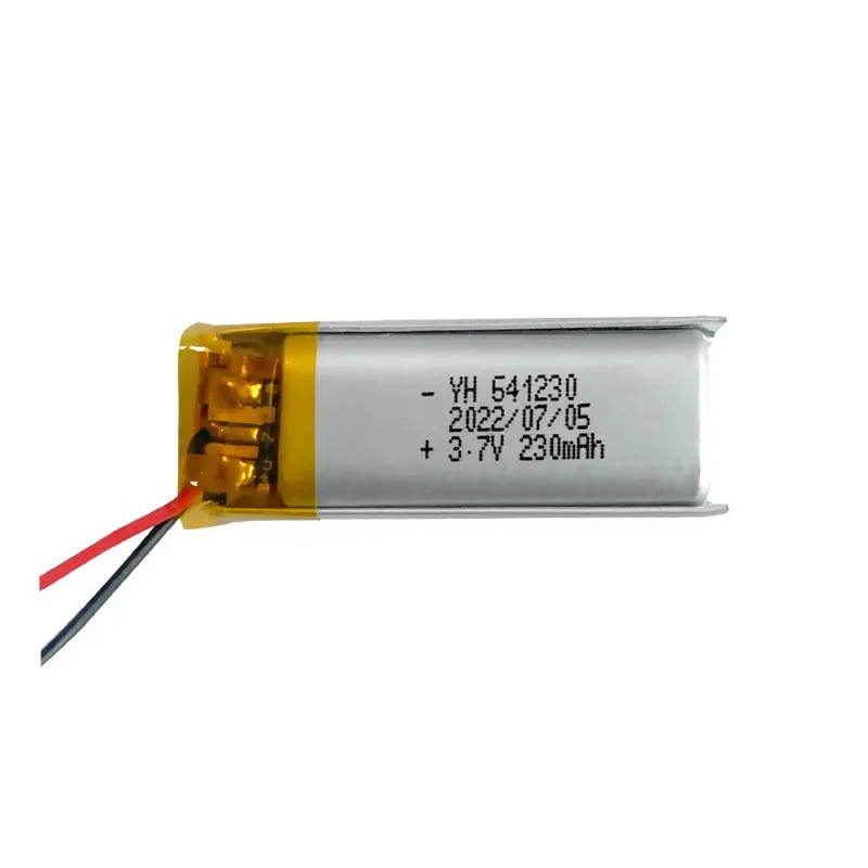 541230 polymer lithium battery 3.7V pouch battery beauty device bluetooth headset audio rechargeable lithium battery