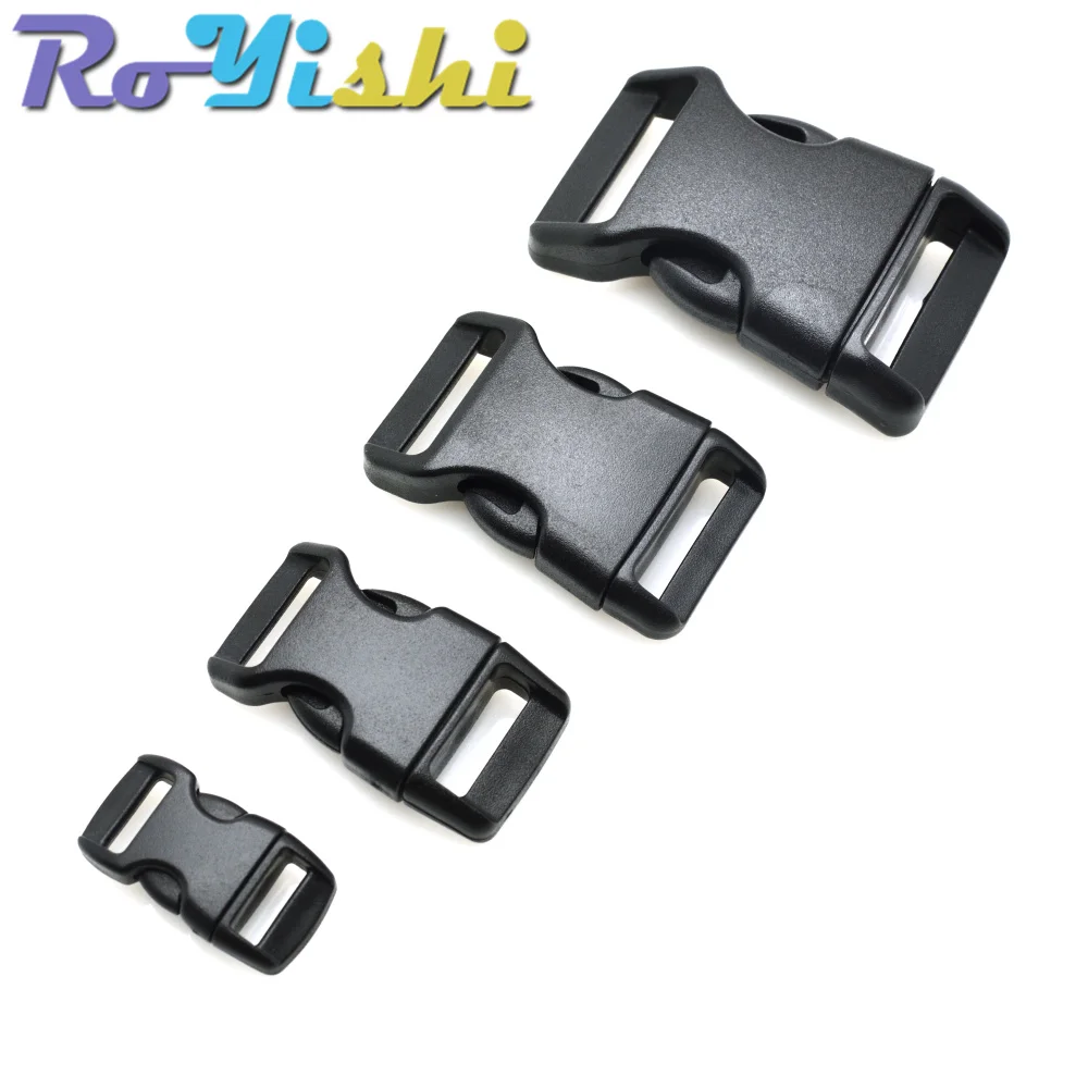 10 sztuk/paczka Sandtic boczna klamra zwalniająca zakrzywiona 550 bransoletka Paracord obroża dla psa pasek do plecaka taśma 10mm 15mm 20mm 25mm