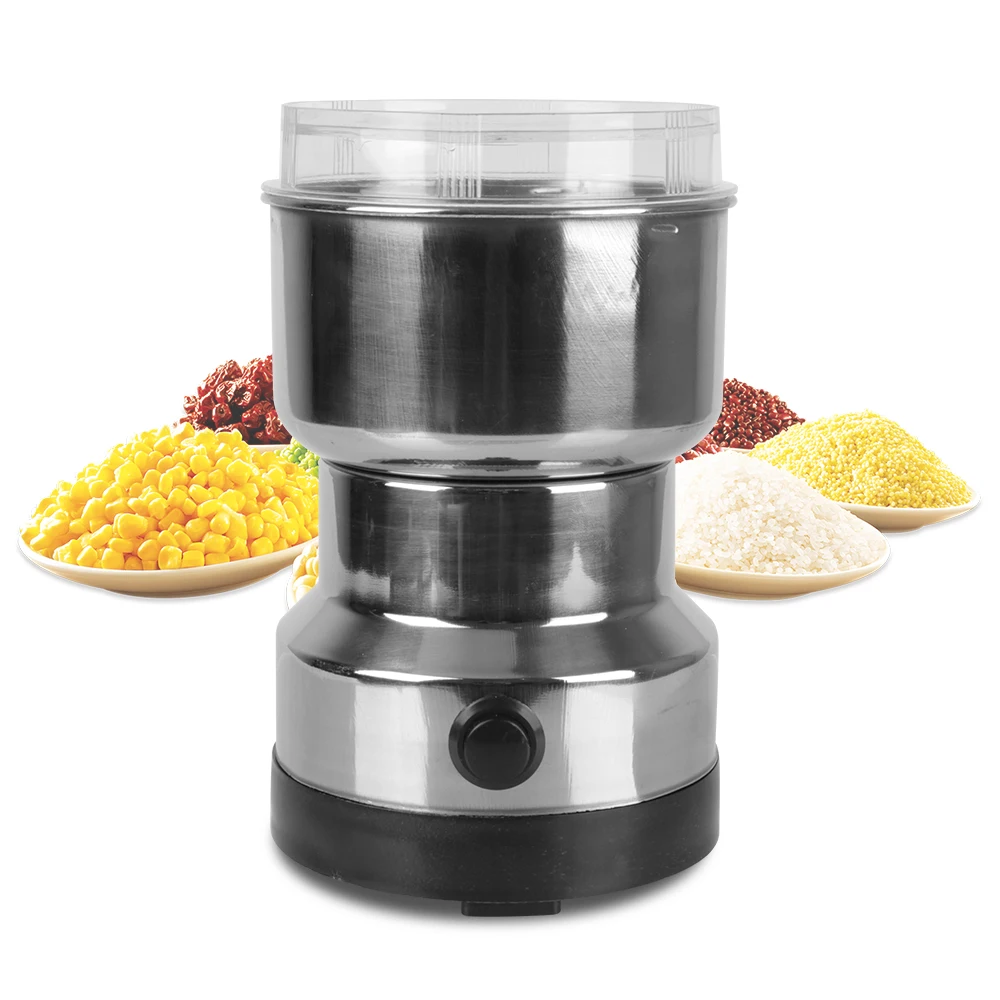 Electric Coffee Grinder Dry Food Grinder Coffe Chopper Blades Nuts Beans Spices Blender Medicine Powder for Home Grains Grinder