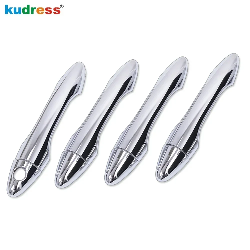 غطاء مقبض الباب الكسوة لشركة هيونداي توكسون IX35 2010 2011 2012 2013 2014 كروم اكسسوارات السيارات الجانب مقبض الباب السلطانية كوب تراكب