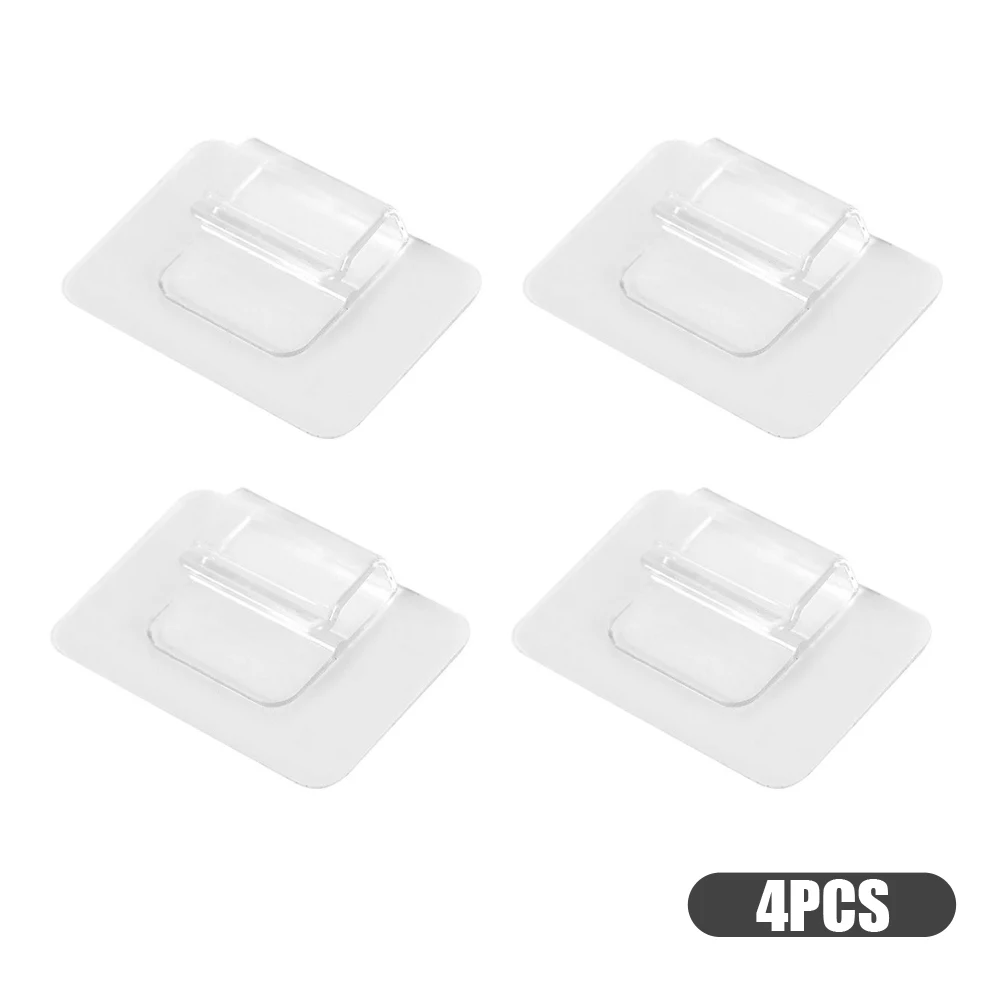 

4Pcs Car Foot Pad Fixing Clips Floor Carpet Self-adhesive Non-slip Fastener Stickers Car Mat Organizer Universal Accessories