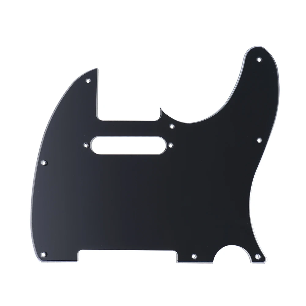 

3Ply Black/White/Black Pickguard for Telecaster Standard Modern Style Electric Guitar 8 Screw Holes 2 Neck Pickup Screw Holes