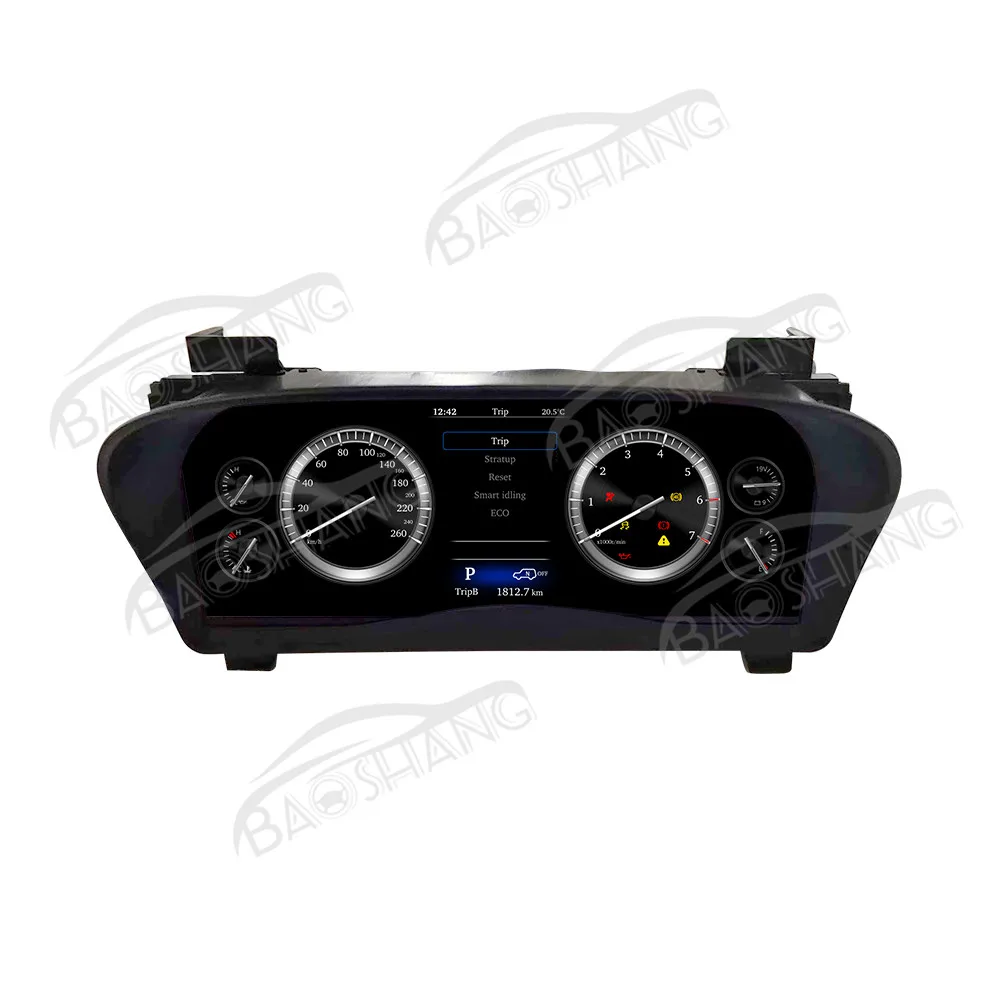 12.3'' Digital Cluster for Toyota Alphard 30 2015-2018 Car Odometer Dashboard LCD Instrument Panel Speed Meter Toy Cockpit
