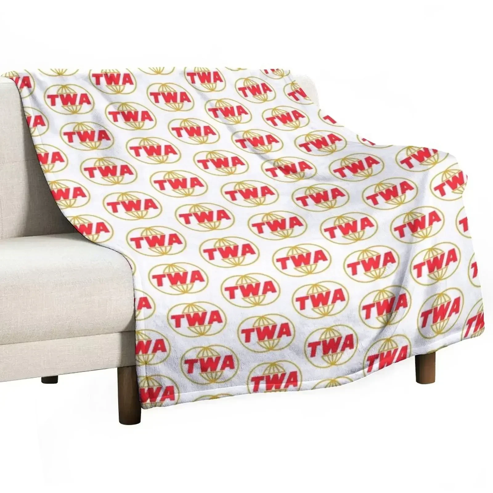 TWA Airlines - Vintage Logo Throw Blanket Soft Big Camping Thermals For Travel Quilt heavy to sleep Single Blankets