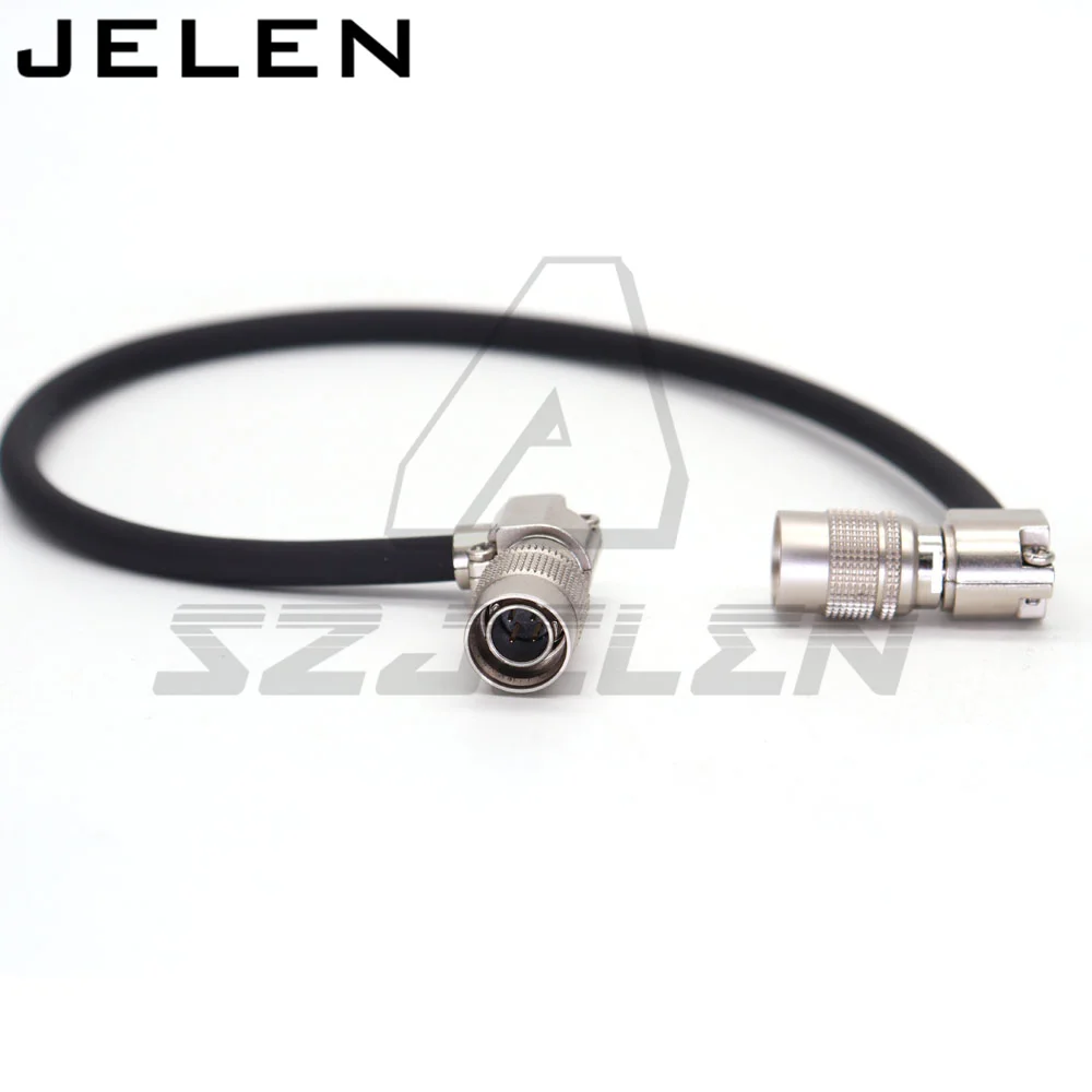 Adjustable Right-Angle Hirose Connector 4 pin to 4pin for Sound Devices 688 788T , zoom F4 F8 POWE CABLE