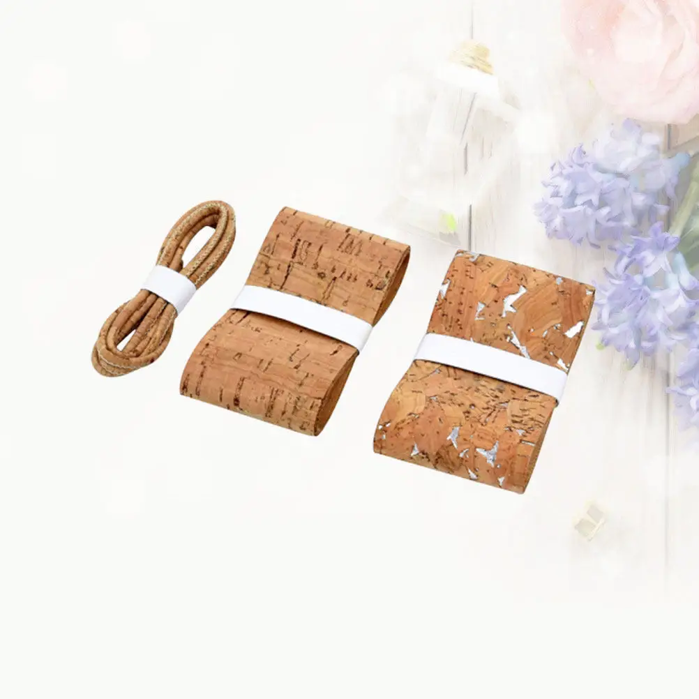 

3 Roll Premium Polyester Bark Grain Ribbon Natural Wood Texture Craft Tape for Gift Wrapping Flower Packaging Party DIY Tree