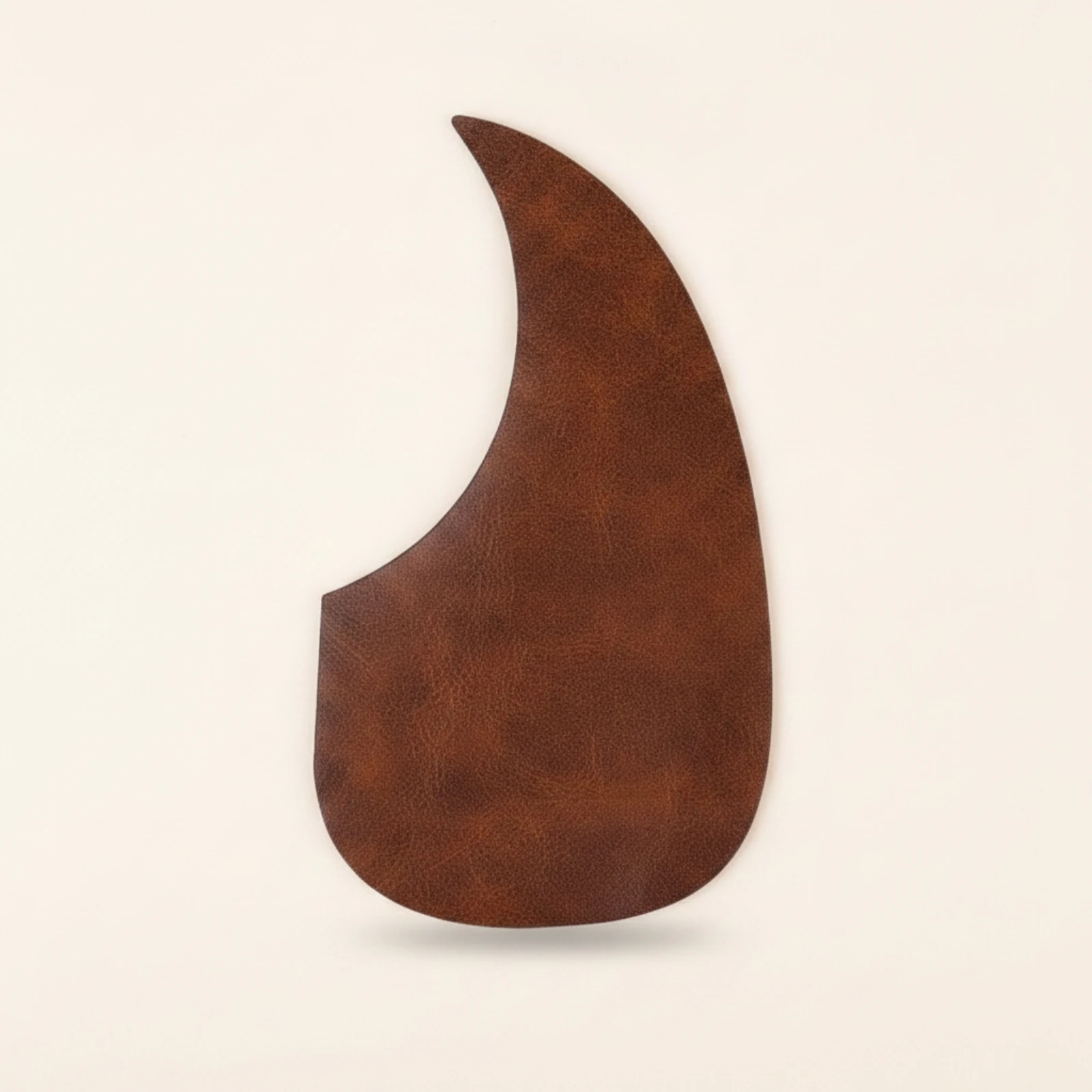 Pickguard en cuir pour guitare acoustique, installation facile, avec support adhésif, plaque anti-rayures pour guitare acoustique, Vintage