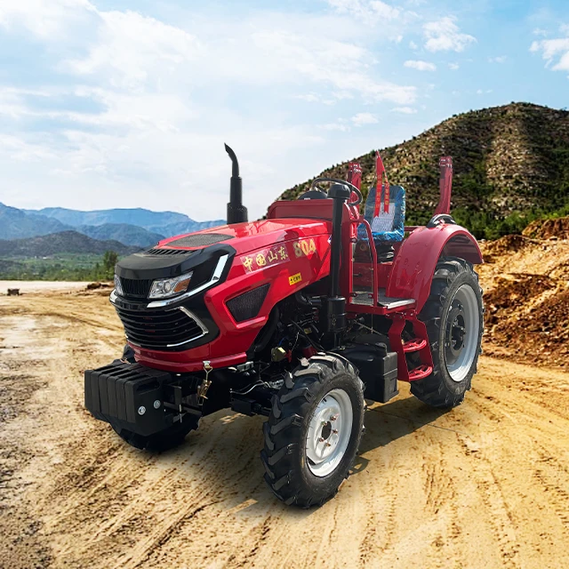 China Small Wheeled 4x4 Agricultural Tractor with Automatic Multi-functional Four-Wheeled Engine on Sale
