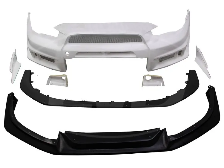 GLASS FIBER BODY KIT FOR 2008-2015 MITSUBISHI LANCER EVOLUTION EVO X FRONT REAR BUMPERS 2014 VRS VER ULTIMATE STYLE