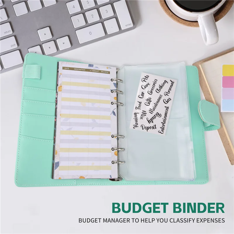 SR-Budget-Ordner-Set – 28 Teile Budget-Ordner, Geldsparordner, Geldumschlag für Budget und Finanzmanagement