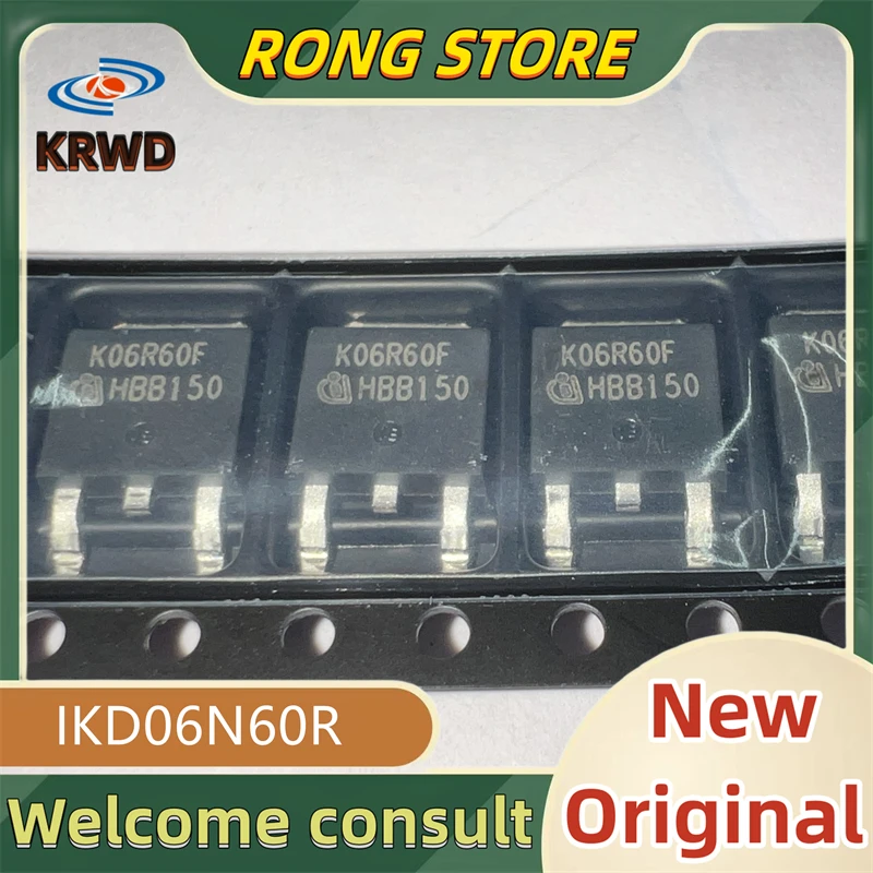 5PCS K06R60F IKD06N60R New and Original Chip IC IKD06N60 IKD06N60RF