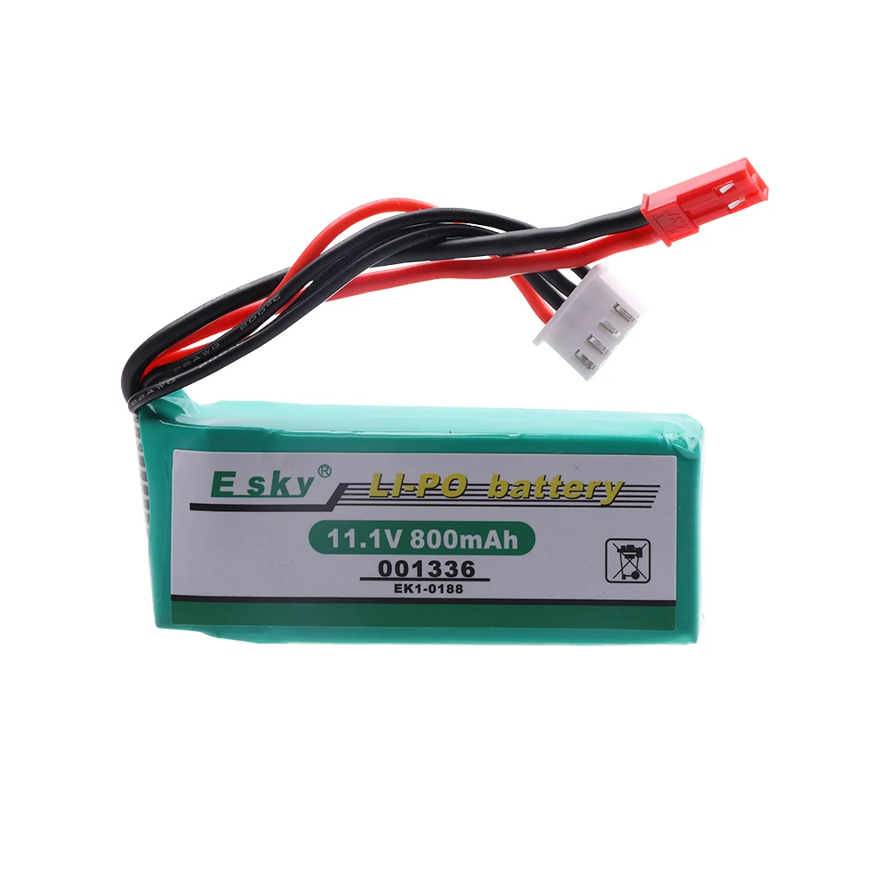 Akumulator 11.1V 800mAh do Esky EK1-0188 001336 Big LAMA E020/E515A helikopter dla Model samolotu 1/2/3/4/5PCS