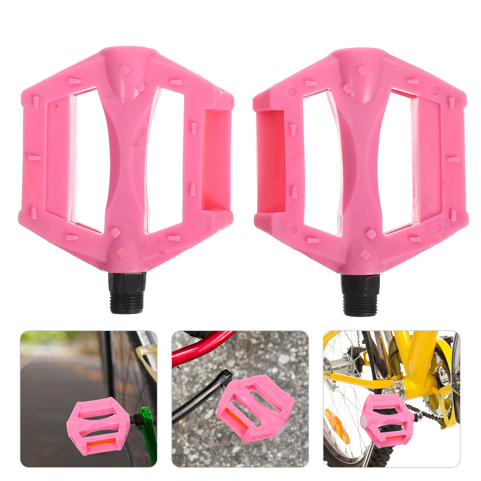 

Kids Bike Pedals Durable Plastic Iron Stable Support Antislip Compatible Mountain Children Bikes Quality Replacement Accessories