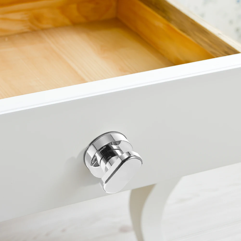 

2pcs Suction Cup Door Handle No Drill Self-Adhesive Cabinet Knobs For Glass Mirror Drawer Bathroom Furniture Sliding Wardrobe