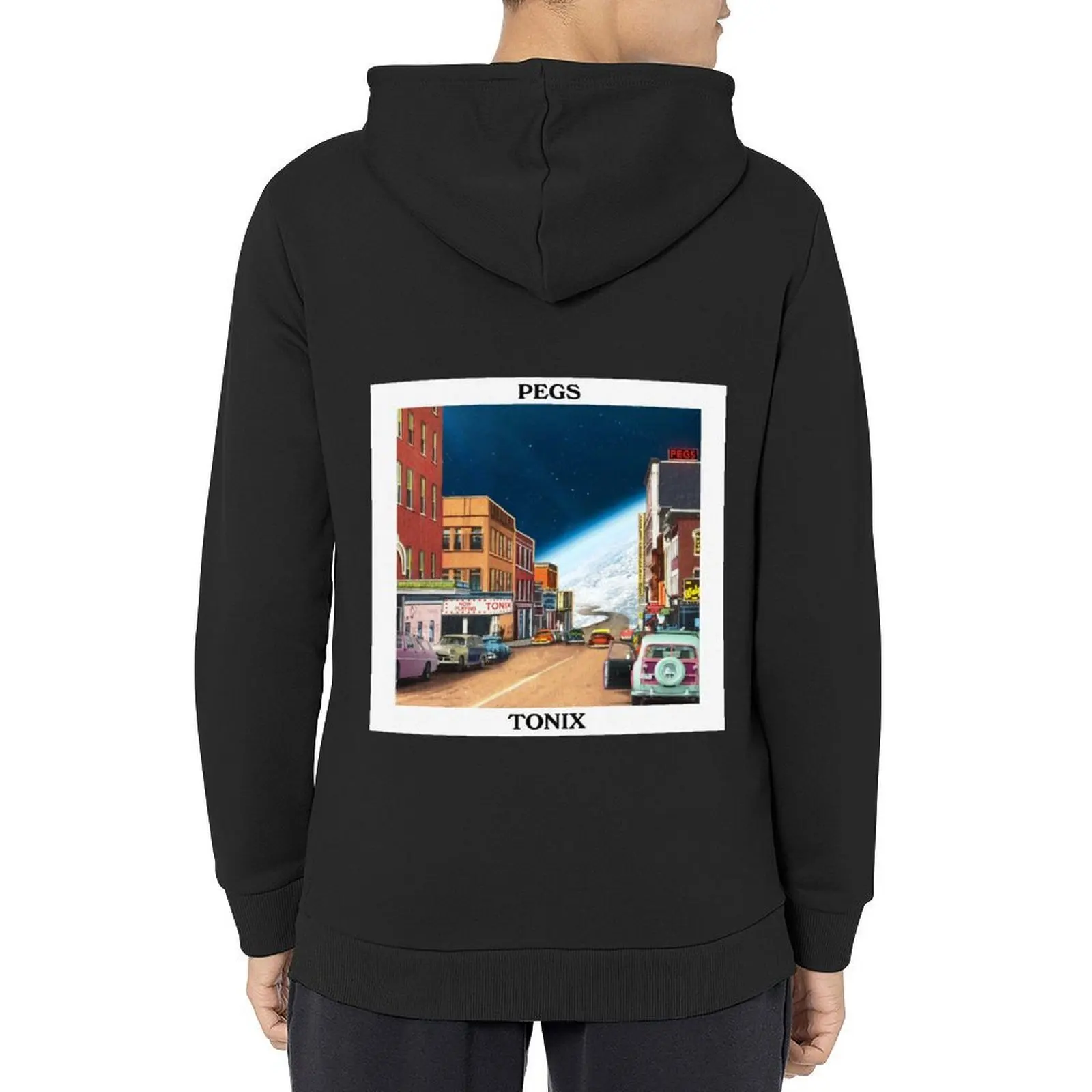 

PEGS Art Cover Hoodie men's sweat-shirt autumn jacket men korean style clothes men wear hoodie men