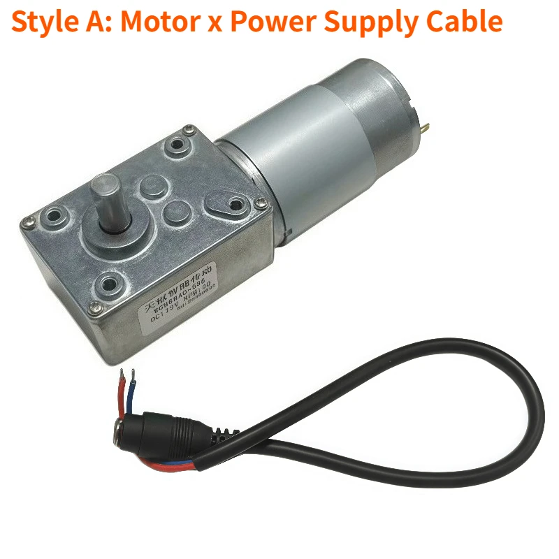 5840-555 DC worm gear worm reducer motor with forward/reverse rotation and speed controller and adjustable power supply
