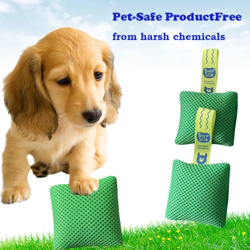 Dog Scent Training Pouch, Mesh Sniff Training Toy, Interactive Smell Work Game Pouch for Dog Scent Work Training Stress Relief