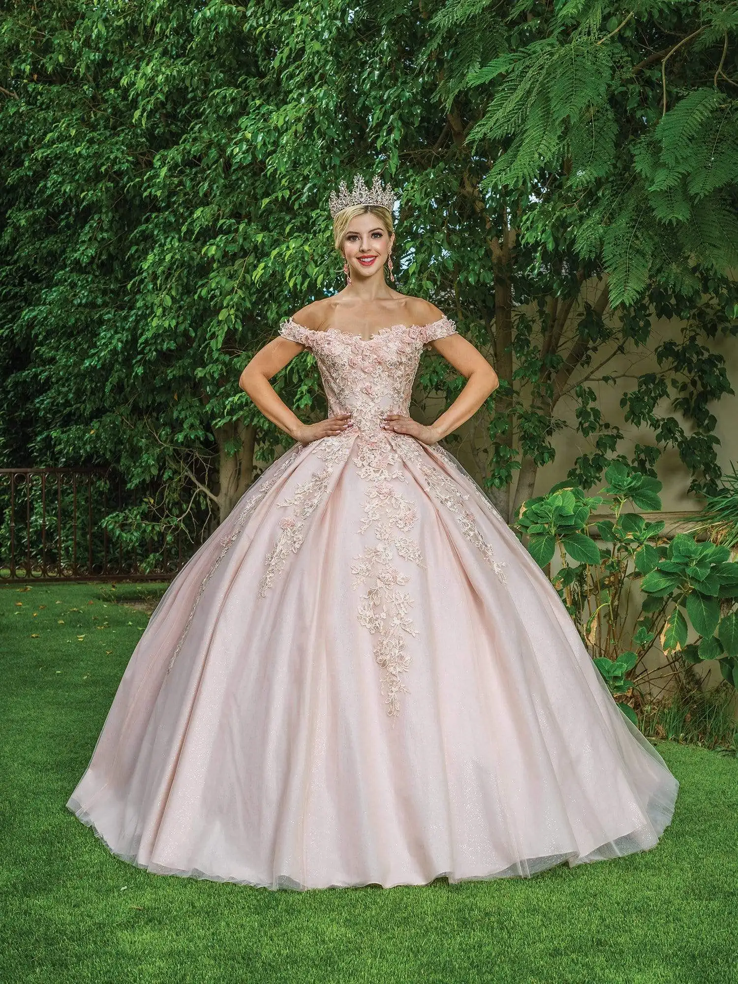 Vestidos de Quinceañera de lujo con hombros descubiertos, tul, escote Corazón, apliques de lentejuelas, vestidos de baile de cristal, Vestidos de Noche de princesa