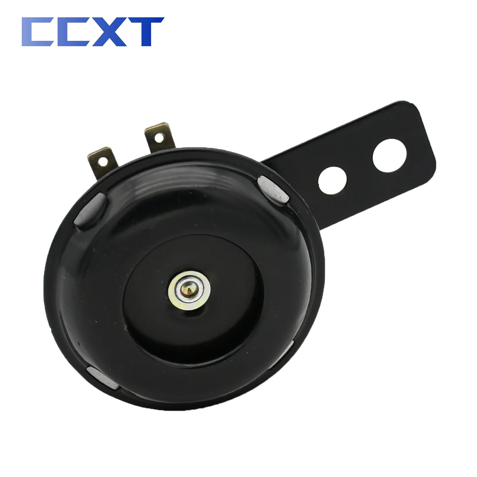 Motorcycle 12V 105dB Electric Horn Waterproof Round Speaker Loud Electric Horn For KTM Honda Yamaha Kawasaki Dirt Bike Universal