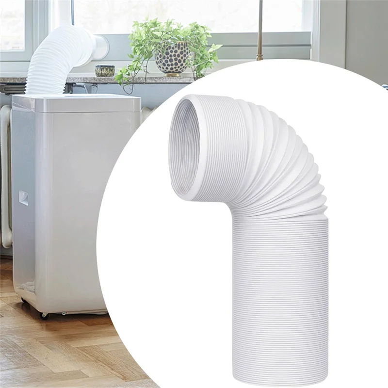 A39M モバイルエアコンアクセサリー用-ポータブルエアコン排気ホースカップリング 130 ミリメートル直径ウィンドウアダプター用