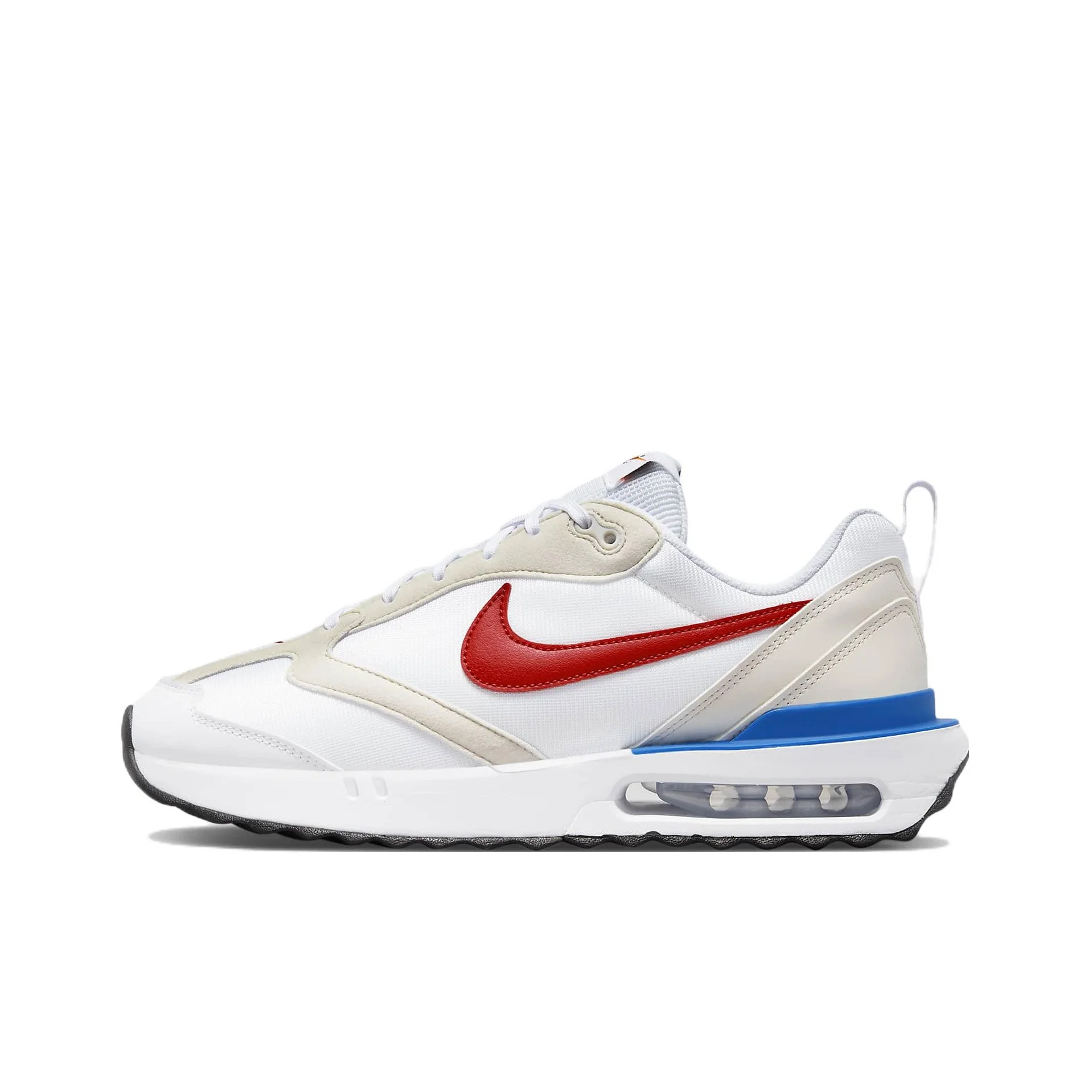 Nike Air Max Dawn Abrasion Resistant Breathable Low top Casual Shoes Men's White Red Blue DM0013-100