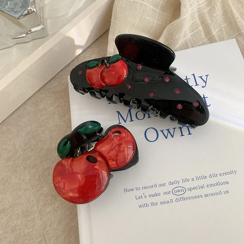 최신 크리에이티브 할로윈 헤어 클로, 만화 마술 모자 크랩 헤어 클립, 재미있는 마스크 클로 클립, 여성 소녀용 헤어 액세서리