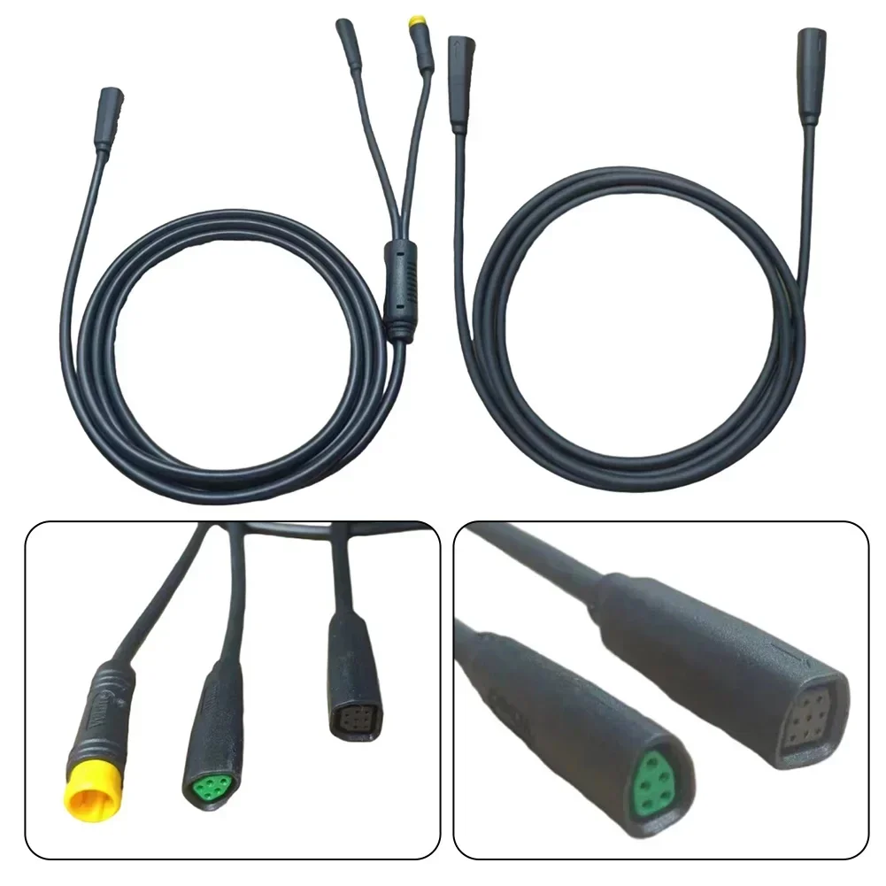 Convenient 1T1 and 1T2 Connector Ebike Motor Display Extended Cable for Bafang M410 M500 M510 M600 M800 M820 M560