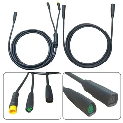 Convenient 1T1 and 1T2 Connector Ebike Motor Display Extended Cable for Bafang M410 M500 M510 M600 M800 M820 M560