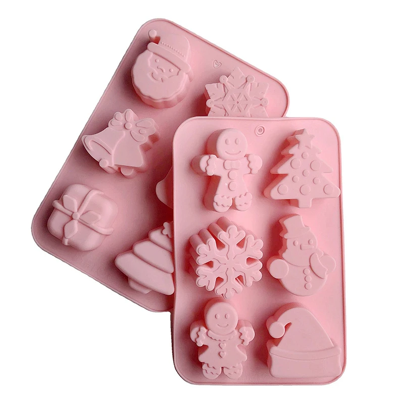 

8 Holes Love Heart Shape Silicone Molds 3D Handmade Soap Molds Soap Making Fondant