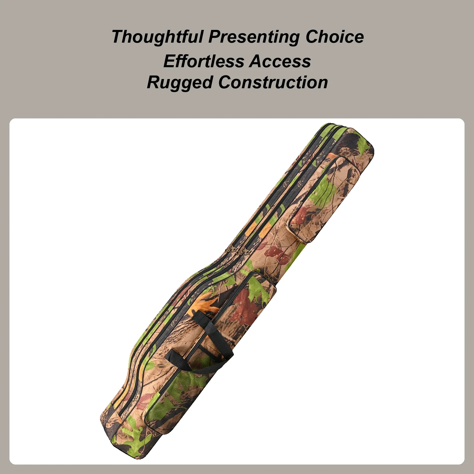 

Чехол для удочки, держатель для снастей с ручкой и регулируемым ремешком, складная оксфордская сумка для рыболовных снастей для женщин