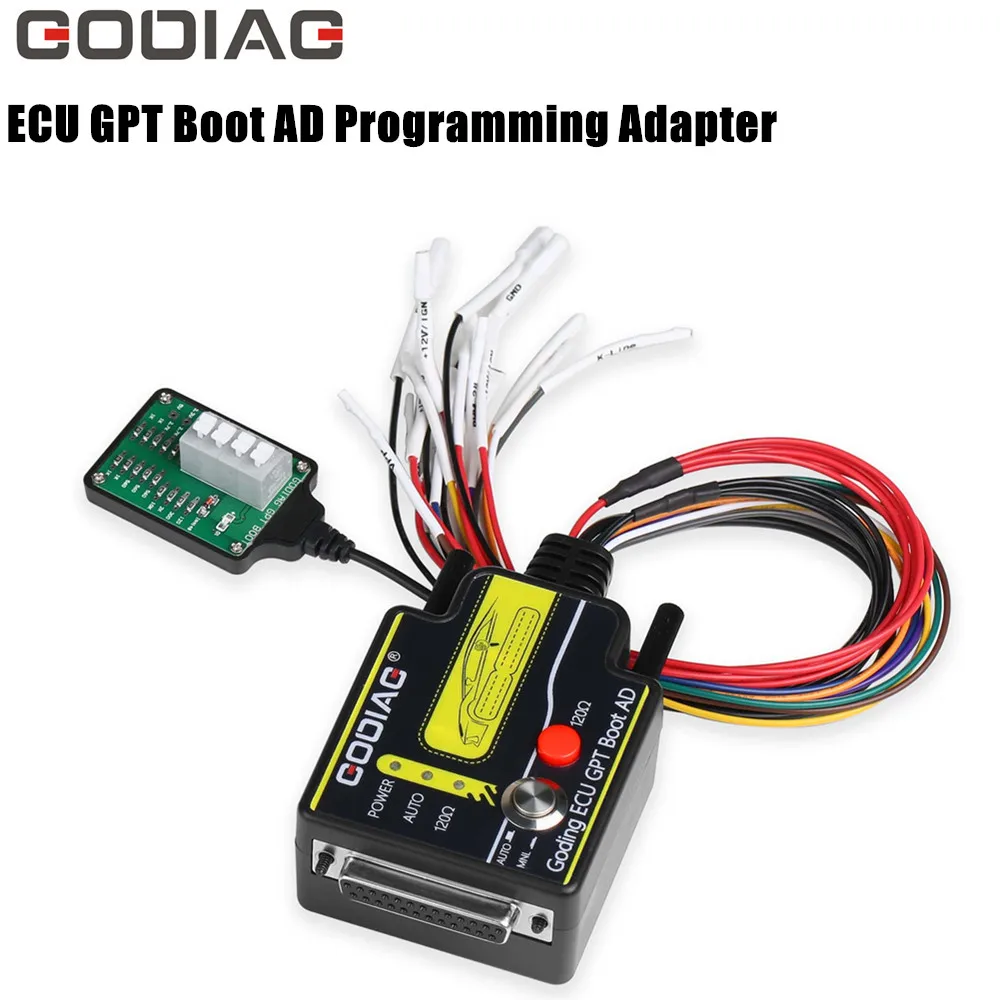 GODIAG ECU GPT Boot AD محول البرمجة لقراءة وحدة التحكم الإلكترونية والكتابة ولا حاجة إلى بدلة التفكيك لـ J2534/المنفذ المفتوح/GT100