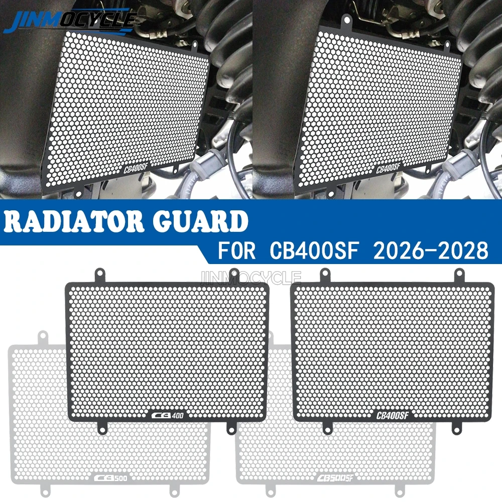 JINMOCYCLE 2026 Radiator Grille Guard Cover Protector For Honda CB400SF / CB500SF 2026-2027-2028 CB400/ CB500 Super Four (NC 70)
