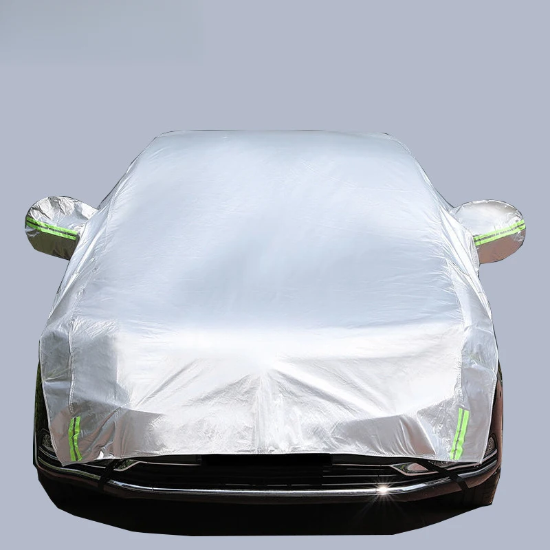 Half Car Cover Windshield Sun Shade Anti-Snow Dust Heat Resistant All Season Protector