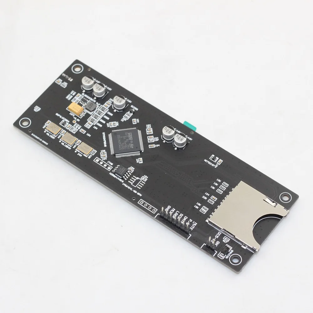 Apoio 32bit 192k dc12v 2.8 polegada cor lcd tela stm32h750 diy placa giratória de controle remoto sd lossless digital amplificador