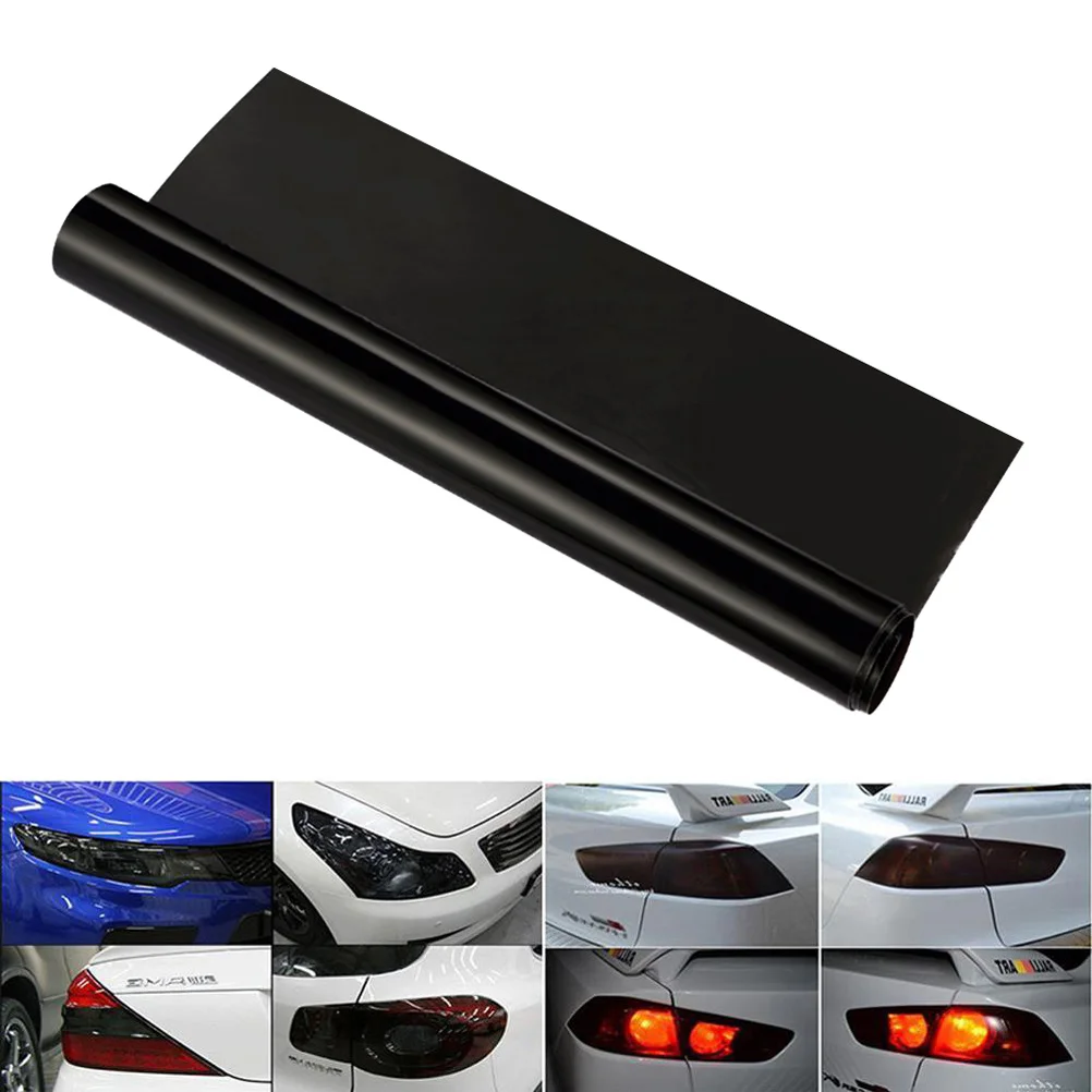 فيلم تغيير لون المصباح الأمامي شفاف 90% نفاذية الضوء مقاوم للماء مقاومة للخدش سهلة إزالة ملصق السيارة عدسة السيارات