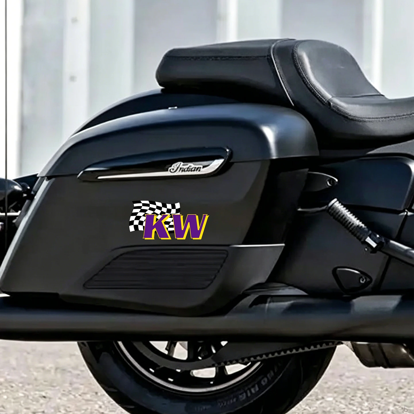 Reflective Sticker for KW Shock Absorber Motorcycle Moto Scooter Racing Car Auto Body Fuel Tank Helmet Vinyl Accessories Decal image 4