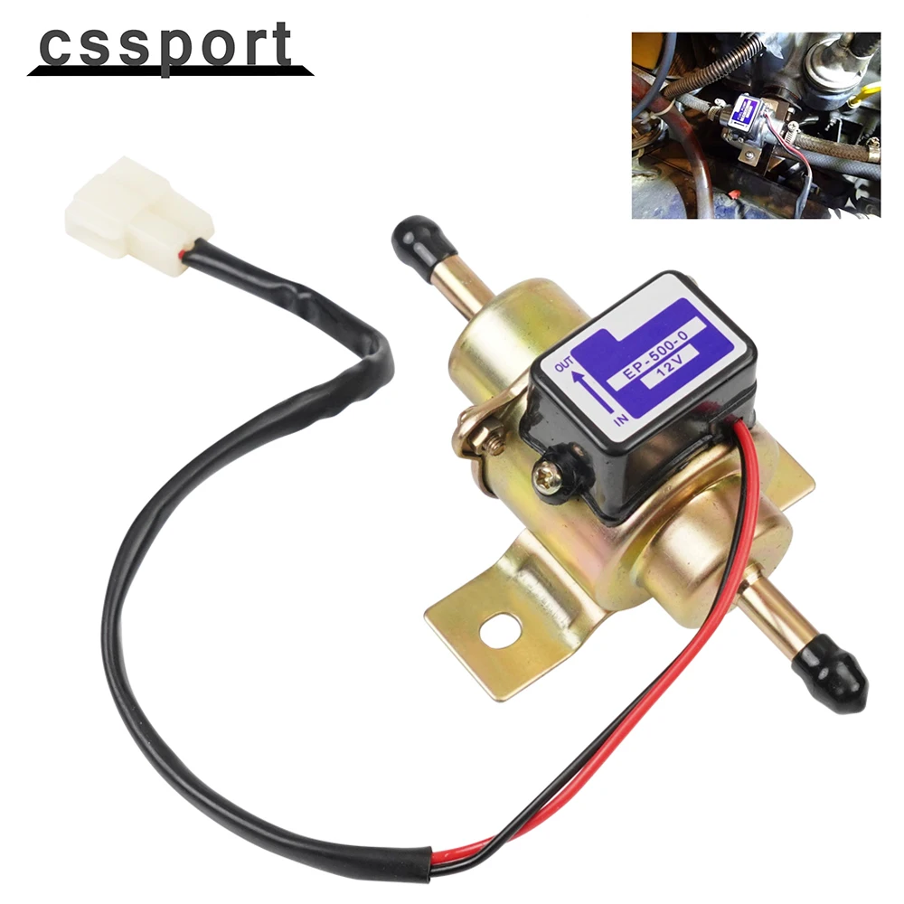 Uniwersalny elektryczny samochodowa pompa paliwowa Diesel benzyna benzyna 12V EP500-0 035000-0460 12585-52030 1258552031 EP500 FP-1010-G