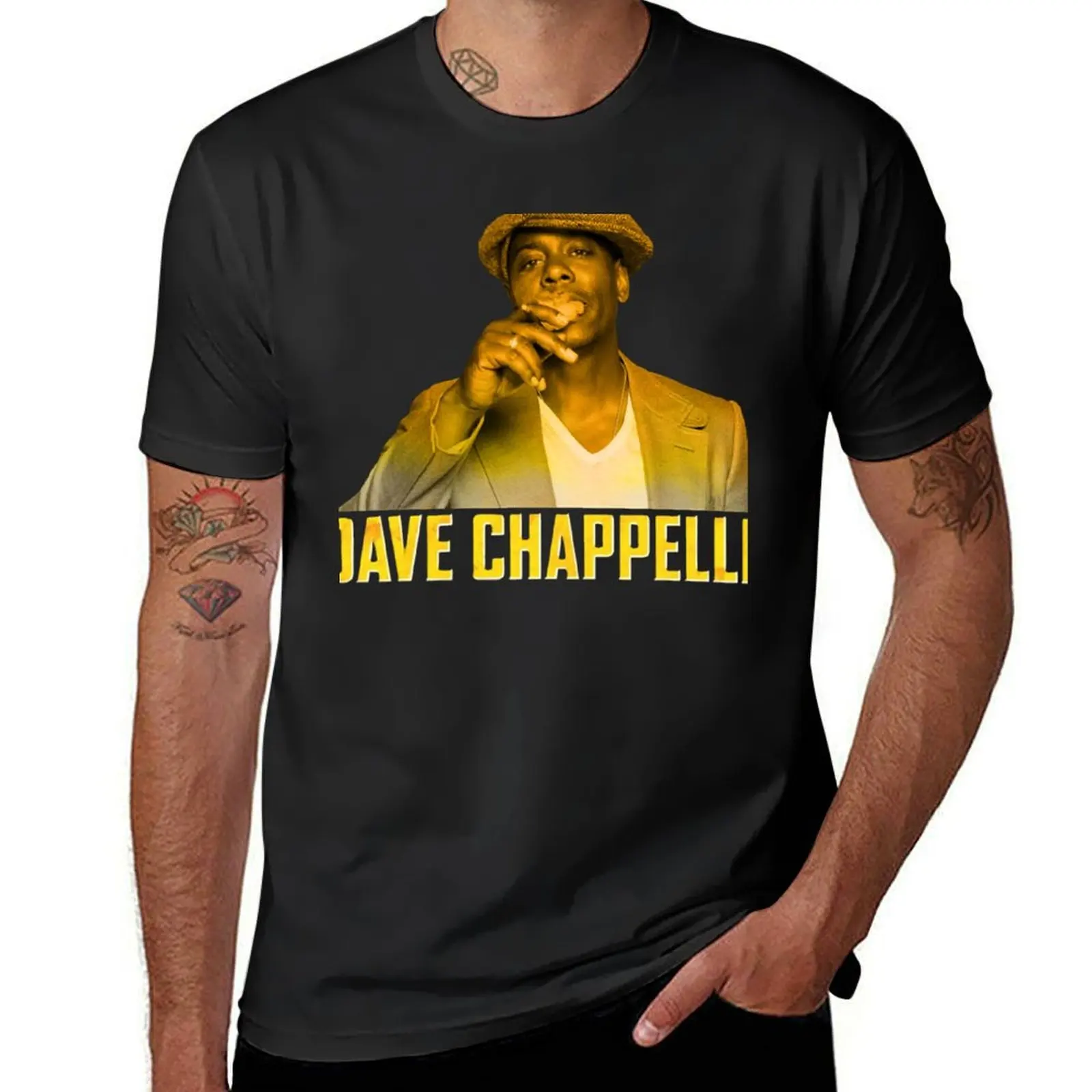 dave chappelle (6) T-Shirt quick-drying blacks t shirts for men