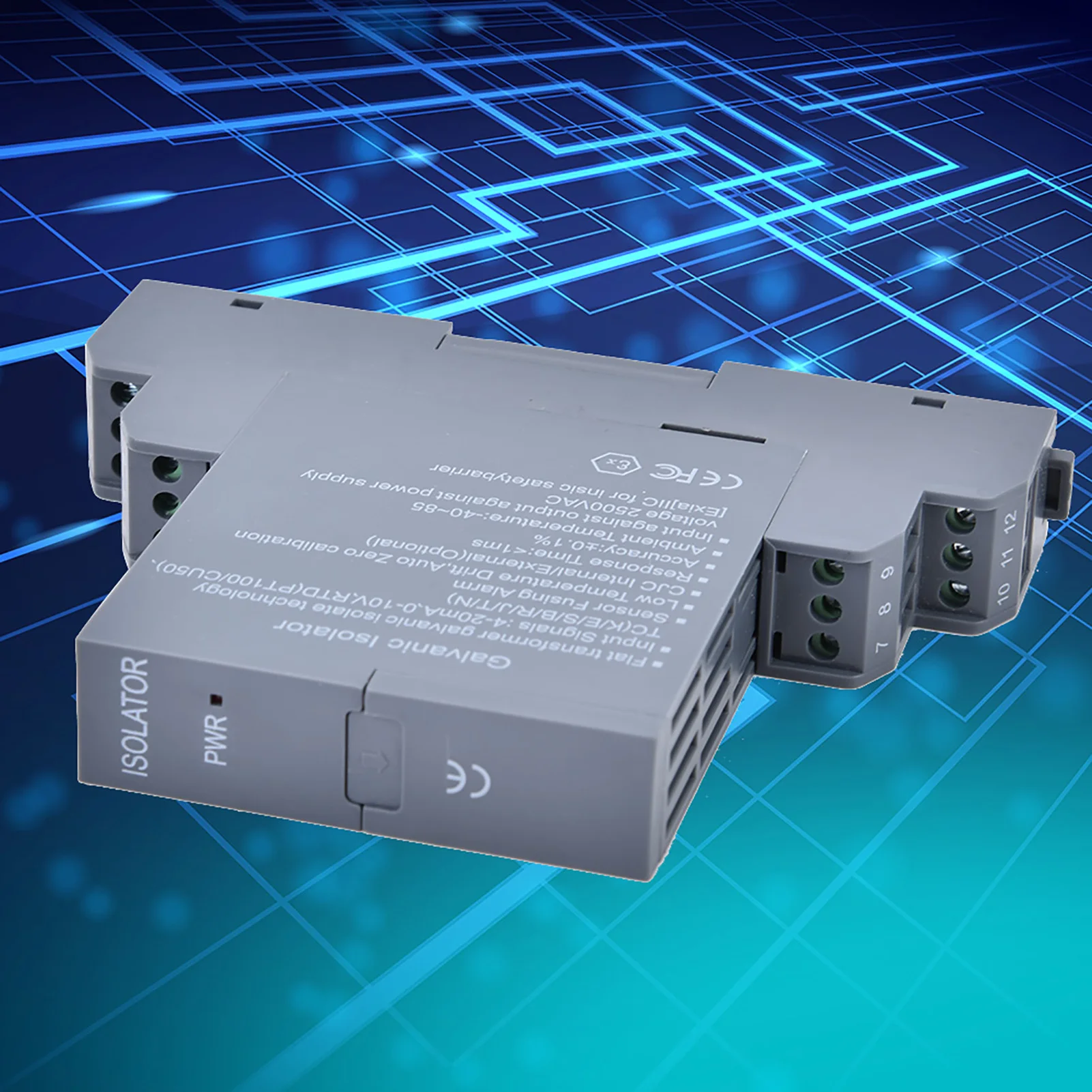 

Voltage and Current Signal Isolator Transmitter 1 In 1 Out Pluggable Power Distributor Voltage and Current Signal Isolator