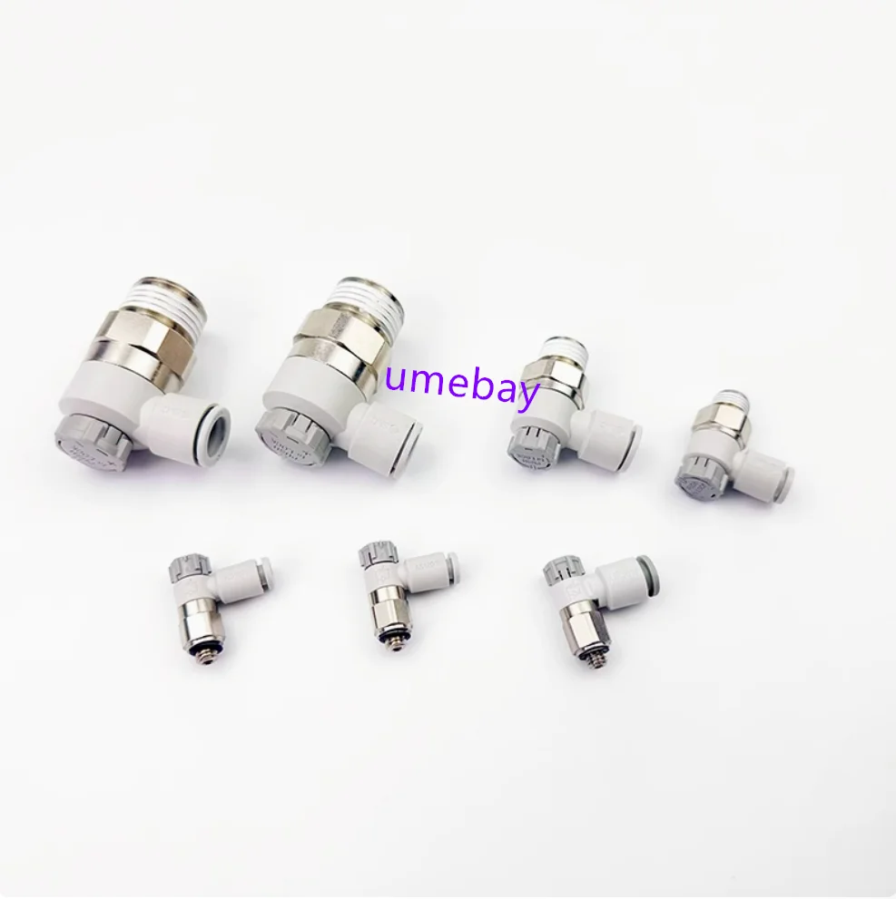 5pcs / SMC speed regulating throttle valve push lock type (limited entry type): AS2211F-02-04SA AS2211F-02-06SA  AS2211F-02-08SA