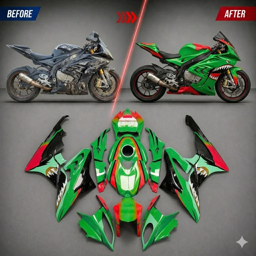 

ABS Fairings for BMW S1000RR 2015-2016 Motorcycle Body Kit Injection Molded Custom Design Panels