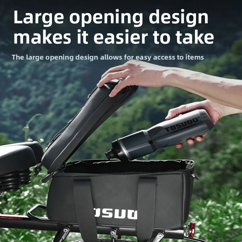 

Сумка для верховой езды TOSUOD, сумка для переноски велосипеда, водонепроницаемая, сумка для хранения на заднем сиденье для горных велосипедов, большая вместимость, прочная и долговечная