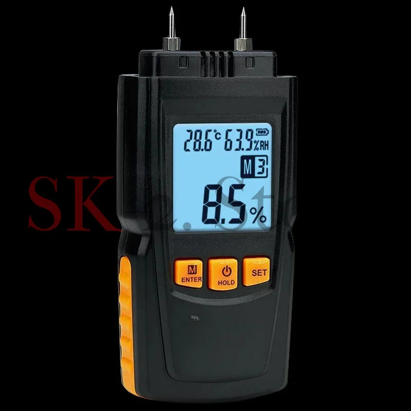 GM620 Wood   Tester, Moisture Wood Chip Moisture Content Measurement of Wood Floor