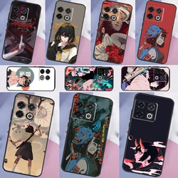 Japanese Style Anime Girl Case For OnePlus 10 Pro 9 Pro 9RT 9R 8T 10T Ace OnePlus Nord CE 2 Lite N10 N20 N300 Cover