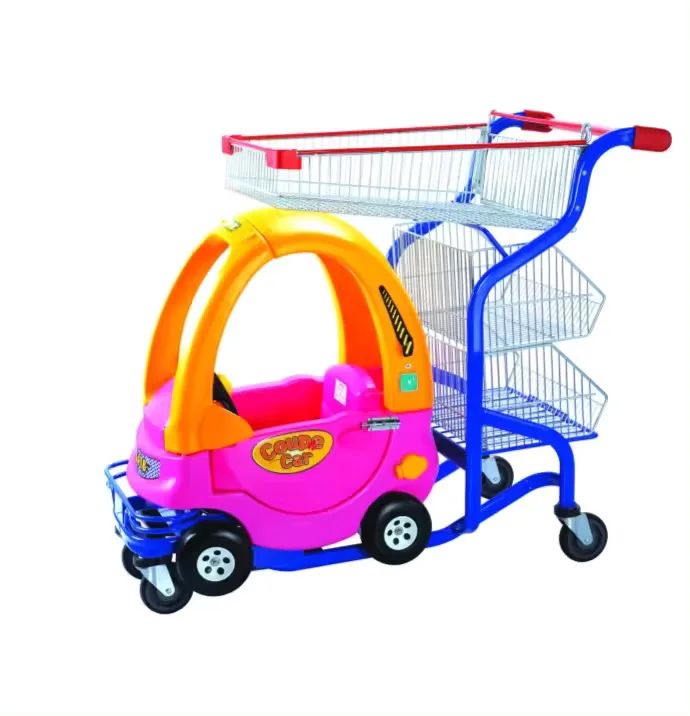 GuanRiver Mini Shopping Cart Push Wagon for Kids Mini Food Toys Kids Cart Shopping Trolley  Toys Kids Toys Mini Grocery Cart