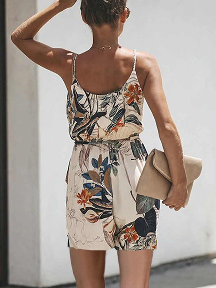 Combinaison à lacets imprimée v-ne, pantalons décontractés pour femmes, taille l, longueur ort, autre matériau 00%