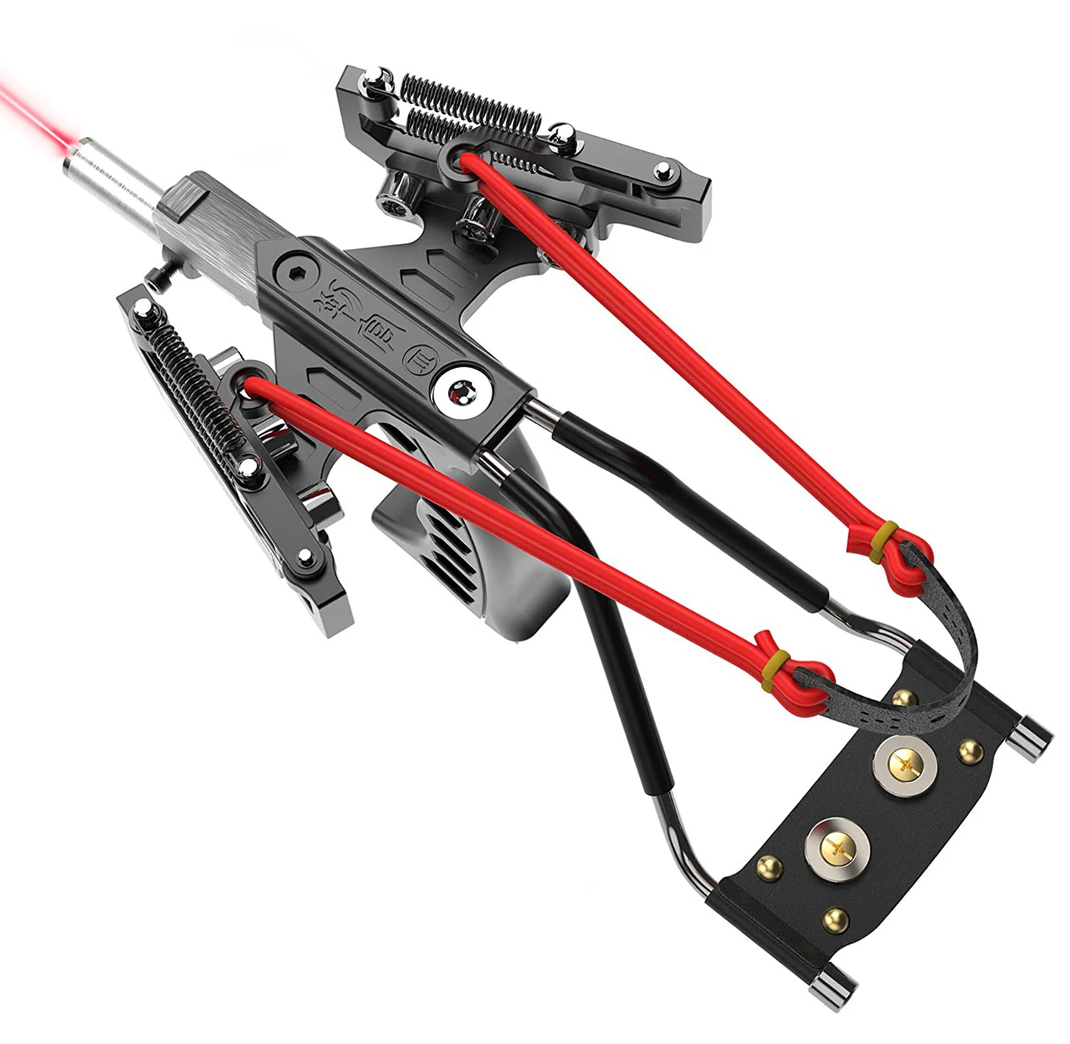 

Профессиональная охотничья рогатка для взрослых с запястьем и инфракрасным прицелом, мощная резиновая лента для рогатки для стрельбы