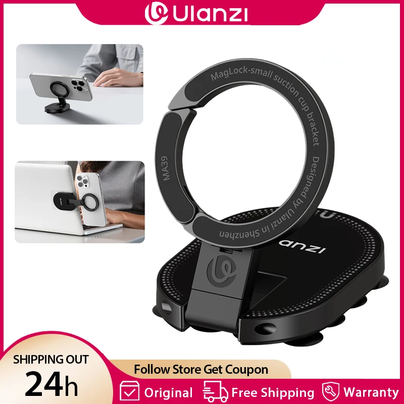 Ulanzı Ma39 Maglock Ventosa Suporte de Sucção para Telefone Suporte Magnético pa - imagem 1